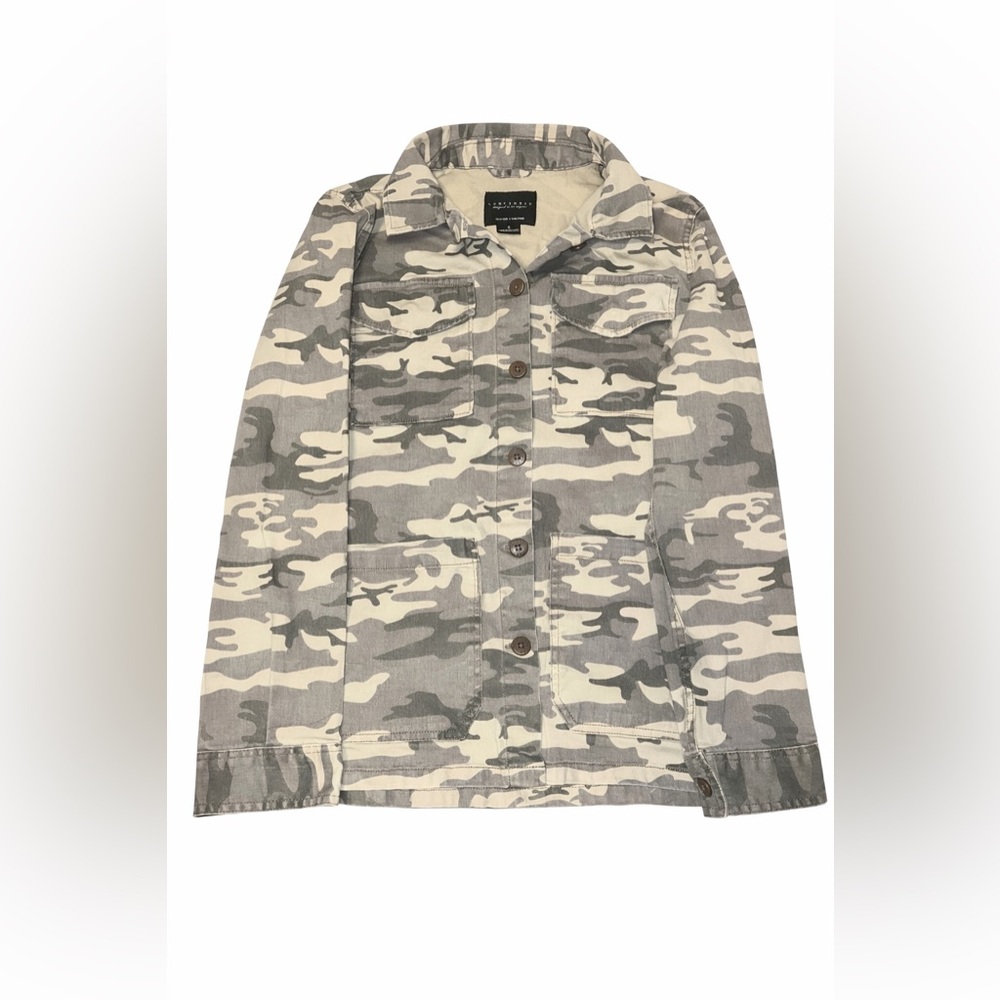 Sanctuary Gray Camouflage Jacket